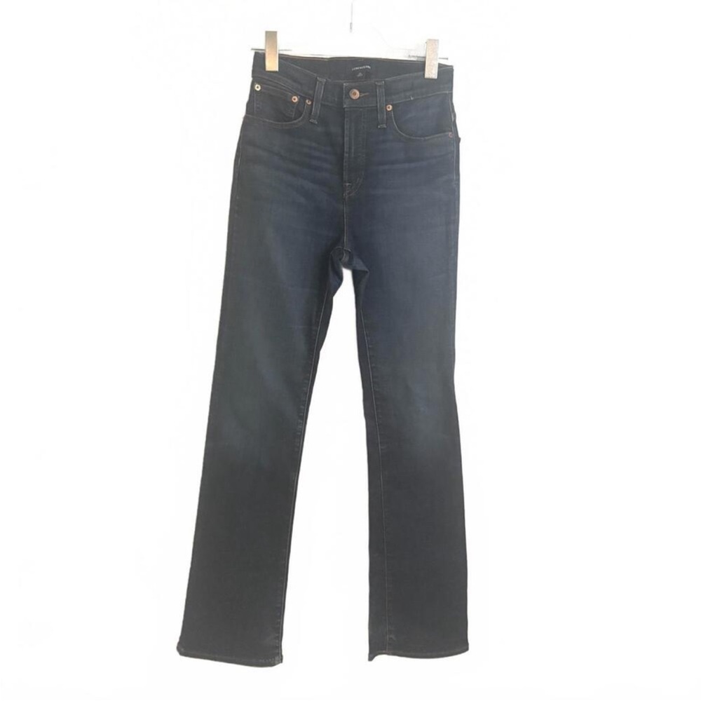 ⚓️J.Crew Dark Wash Curvy Full Length Demi Boot Jeans 26